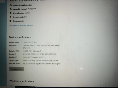 Fujitsu i5 11eme