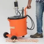 POMPE DE GRAISSE PNEUMATIQUE GROZ 15 & 30 KG MADE IN INDIA.