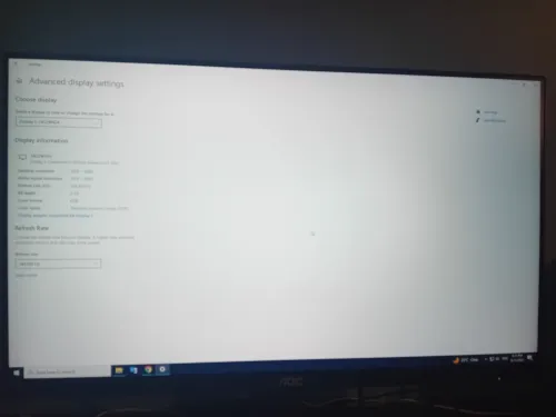 MONITOR AOC 24G2 FULL HD IPS 144Hz GAMING