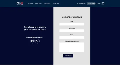boutique en ligne site web e commerce wordpress + hébergement gratuit 