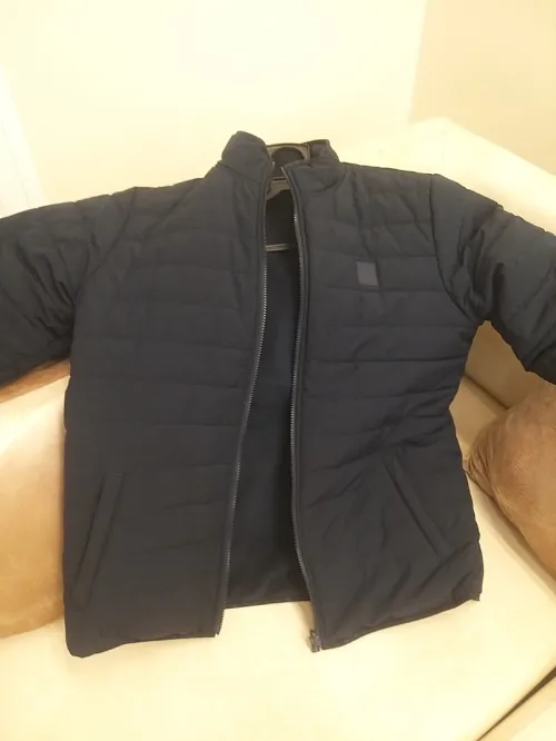 DOUDOUNE HOMME IMPERMÉABLE POLAIRE INTÉRIEURE RÉVERSIBLE BLEUNUIT JOSEFZIP