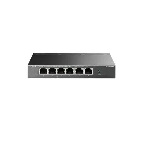 SWITCH 6 PORTS TP-LINK TL-SF1006P 10/100MBPS 4PORTS PoE+