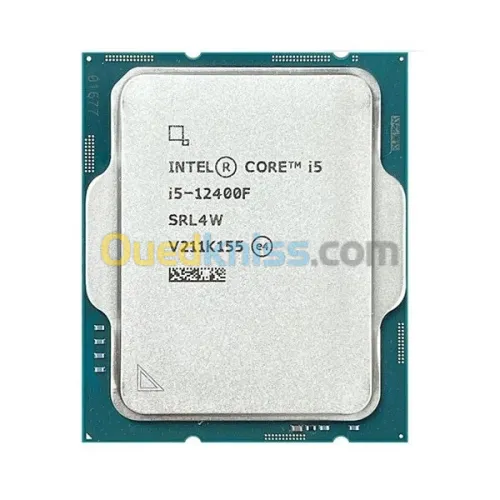 INTEL 1700 I5 12400F 6 COEURS 12 THREADS 3.30 GHZ 18MO CACHE 65W TRAY 