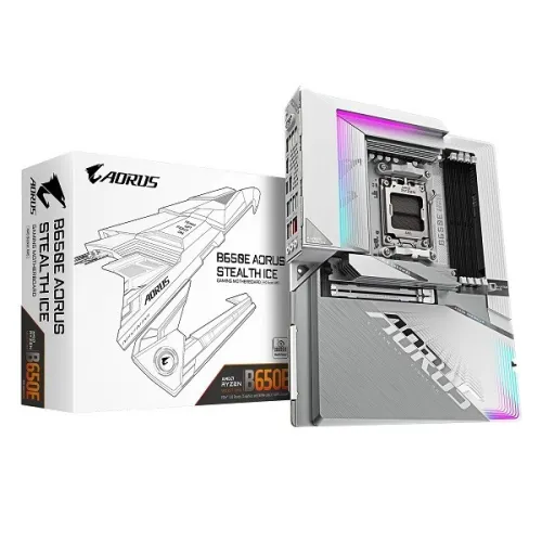 GIGABYTE AORUS B650E A STEALTH ICE WIFI 7 WHITE DDR5