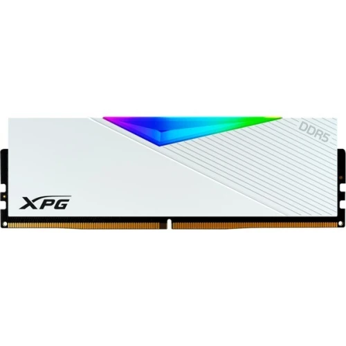 UDIMM DDR5 32GOX1 6400MHZ CL30 ADATA XPG LANCER WHITE RGB AX5U6400C3232G-DCLARWH
