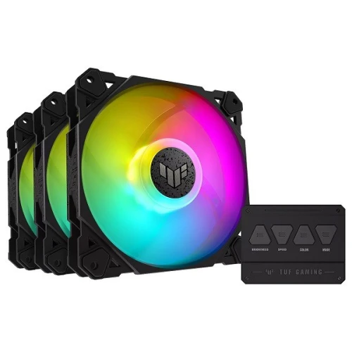 TUF Gaming TF120 RGB X3 BLACK NOIR FAN 