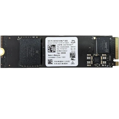 M.2 WD SN740 256GB Gen4 x4 4000/2000MBPS NVME 2280