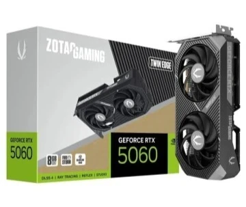 CARTE GRAPHIQUE NVIDIA RTX 5060 08GO GDDR7 128BIT ZOTAC GAMING TWIN EDGE TVD CONFIG (7% POUR CEUX QUI VEULENT LACHETER SEULE)