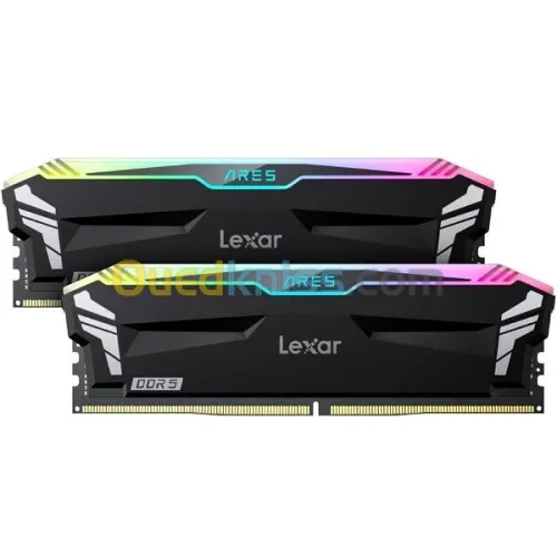 UDIMM DDR5 16GO X1 6400MHZ LEXAR ARES ARGB CL32 XMP 3.0 (LD5EU016G-R6400GDLA)