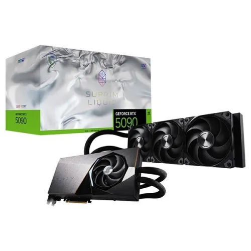 RTX 5090 MSI SUPRIM LIQUID SOC 32GB GDDR7 OC BLACK