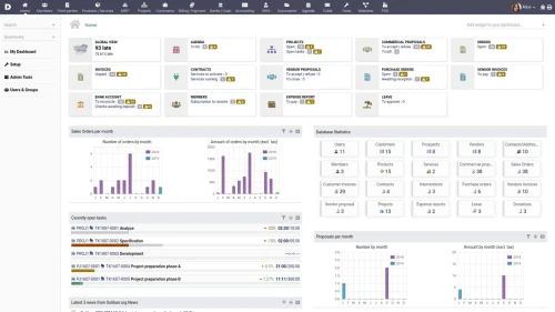 Solutions ERP/CRM Gestion d'Entreprise et Particulière