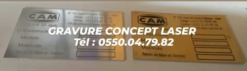  GRAVURE ET DE DÉCOUPE AU LASER