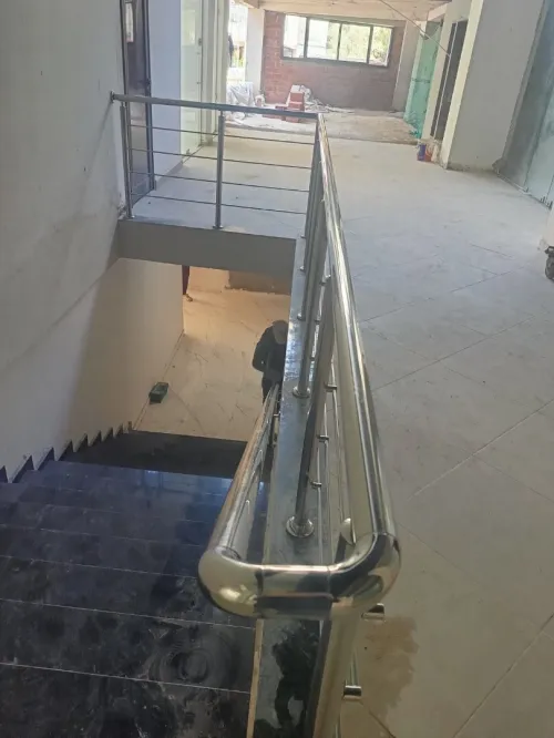 rampe escalier en inox
