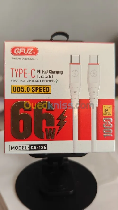 Câble de charge Type C-Type C/USB-LIGHTNING