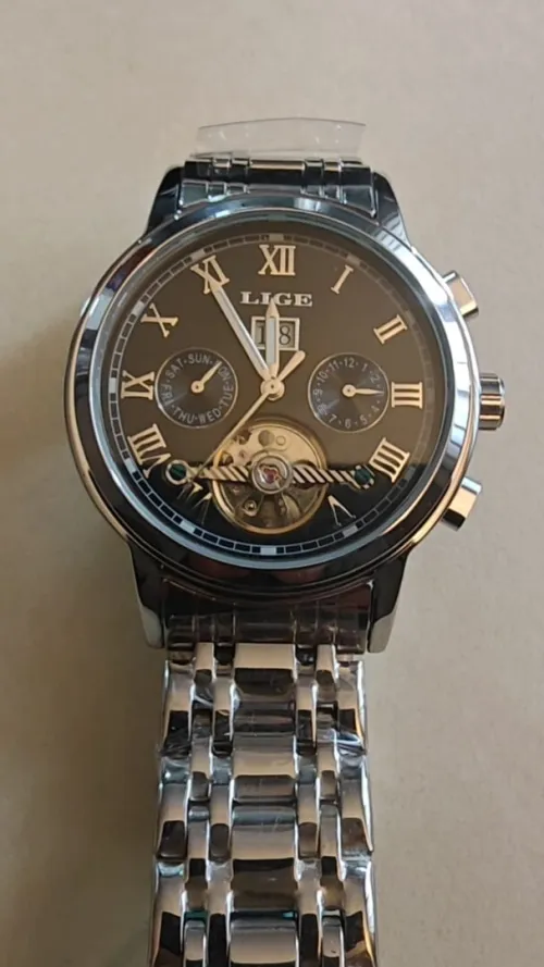 Montre mécanique en Acier Lige