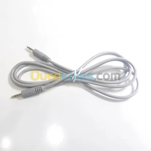 Câble Jack Audio Câble Auxiliaire 3.5mm (mâle-mâle) 1.5m