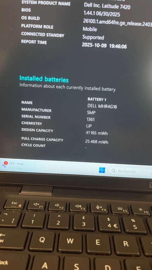 DELL LATITUDE 7420 FINITION CARBON I7-11TH VPRO 16RAM 512SSD