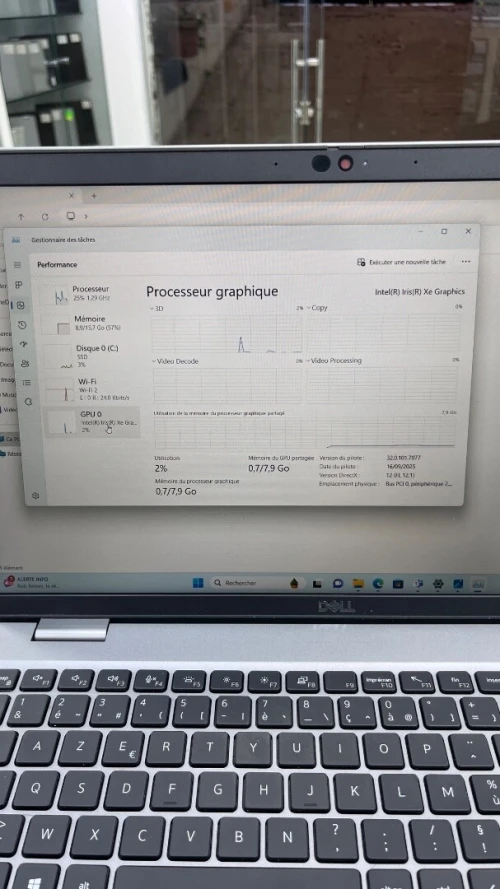 DELL LATITUDE 5520 I7-11TH 16RAM 512SSD INTEL IRIS XE  BATTERIE +3 HEURES