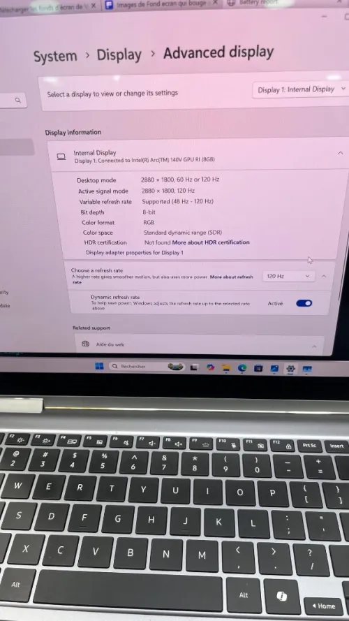 GALAXY BOOK 5 PRO Ultra 7 256V  16RAM 1TBSSD 16''  3K Dynamic AMOLED 2X 120Hz BATTERIE 100%