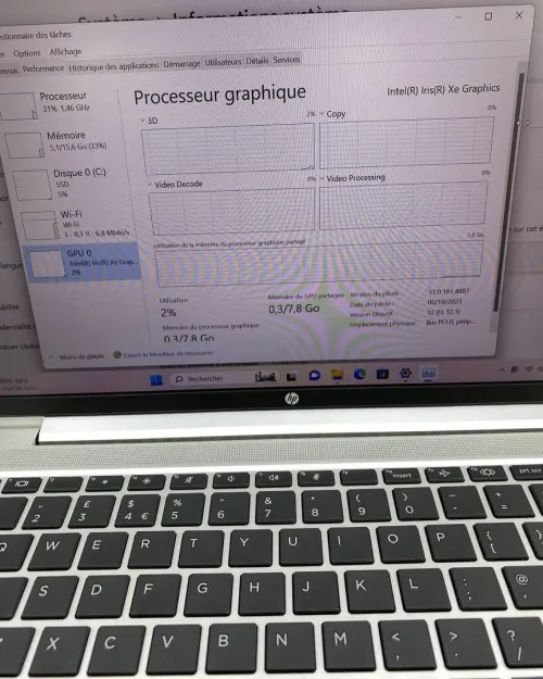 HP PROBOOK 440 G9 I5-12TH 14'' 16RAM 256SSD  INTEL IRIS XE  GRAPHICS  BATTERIE +4HEURES
