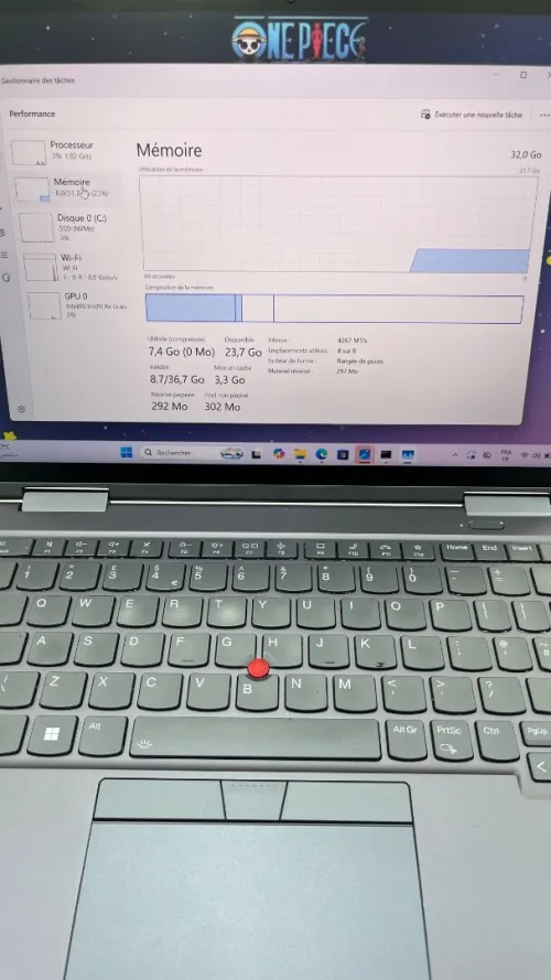 LENOVO THINKPAD X1 YOGA I7-1185G7 14'' TACTILE 32RAM 512SSD IRIS XE  BATTERIE 4 HEURES TRÈS BON ÉTAT