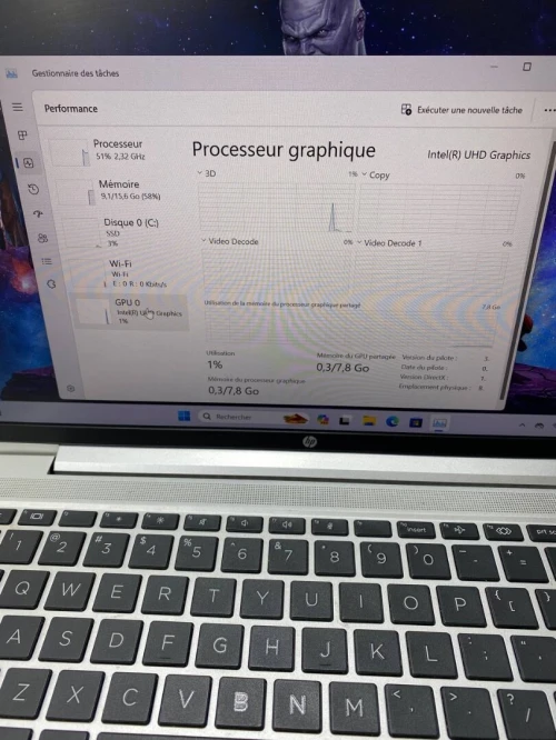HP PROBOOK 440 G9 I7-12TH 14'' 16RAM 512SSD UHD GRAPHICS BATTERIE 4HEURES
