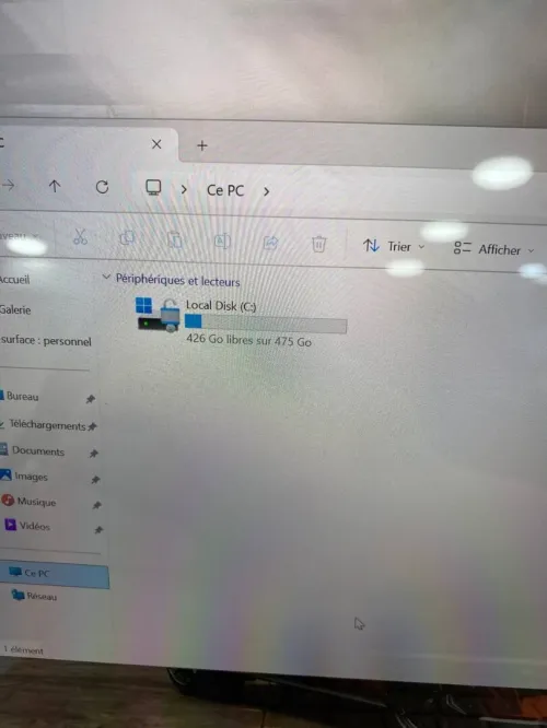 SURFACE LAPTOP 7 Snapdragon(R) X 10-core  13.8 3K 16RAM 512SSD BATTERIE 100% 