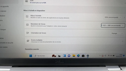 DELL LATITUDE 5340 I7-13TH 16RAM 512 SSD BATTERIE +4.5