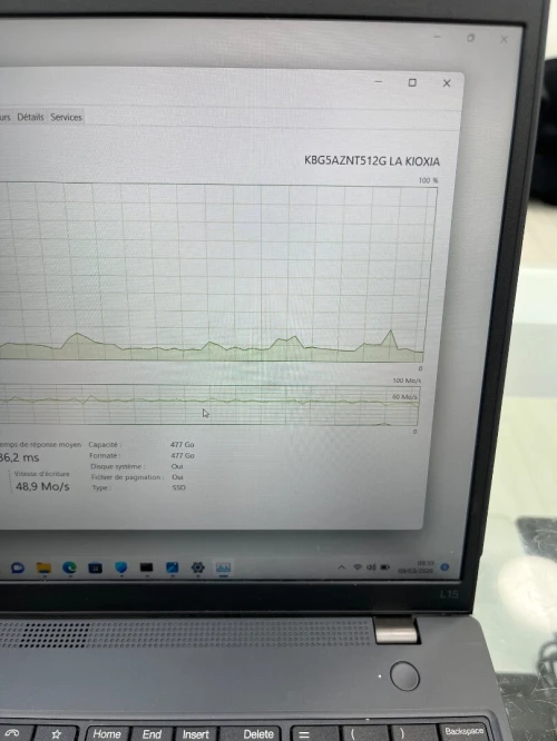 LENOVO THINKPAD L15  15.6'' FHD AMD Ryzen 7 PRO 7730U 16RAM 512 SSD AMD RADEON 01GB DÉDIÉE  BATTERIE +4 HEURES BON ÉTAT GARANTIE 06 MOIS