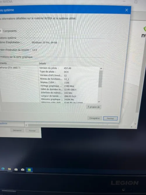 LENOVO LEGION Y546-51IRH I5-9300H GTX1660TI 06GB DDR6 512SSD+1000HDD 16RAM