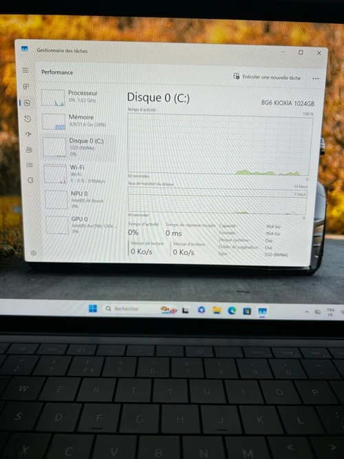 DELL PRO 14 PREMIUM  Ultra 5 265H 32RAM 1 TB SSD  INTEL Pro 130V  14'' FHD+ BATTERIE 95% CYCLE 37 ETAT NEUF GARANTIE 06 MOIS  A2-3