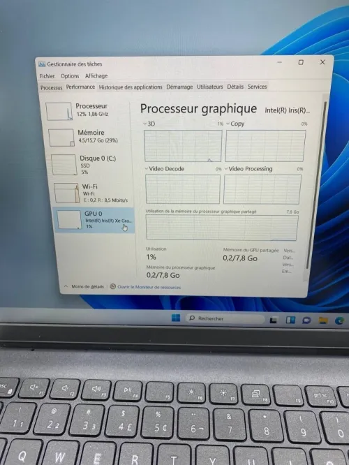 DELL INSPIRON 3530 I7-13TH 15.6'' 16RAM 512SSD  INTEL IRIS XE  BATTERIE +5HEURES