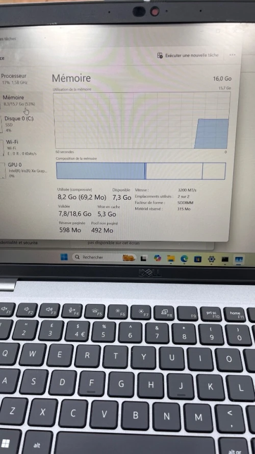 DELL LATITUDE 5430  I7-12TH 16RAM 512 SSD 14'' FHD BATTERIE + 5 HEURES  INTEL IRIS XE