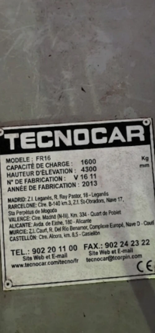 Tecnocar Chariot électrique 2016