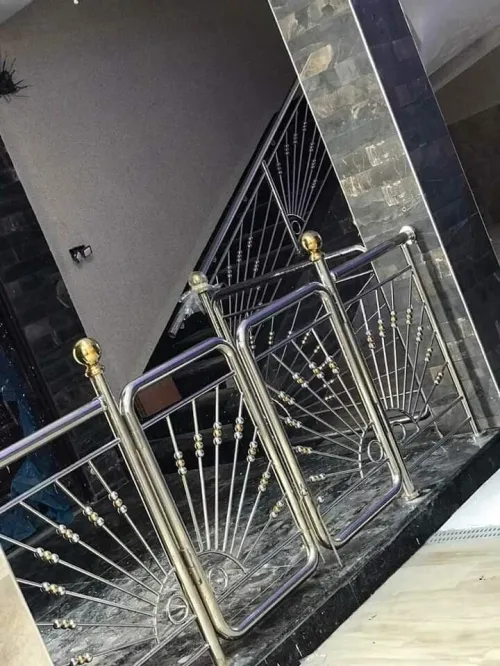 تركيب درابيز اينوكس Rampe d escalier