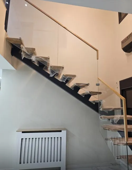 Rampe escalier en verre trempé