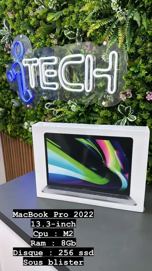 MacBook Pro 2022 M2 8Gb 256 Neuf 