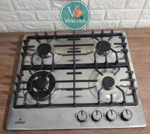 Plaque Chauffante Marque Cristor 4 Feux Inox Réf Kte64w5fx