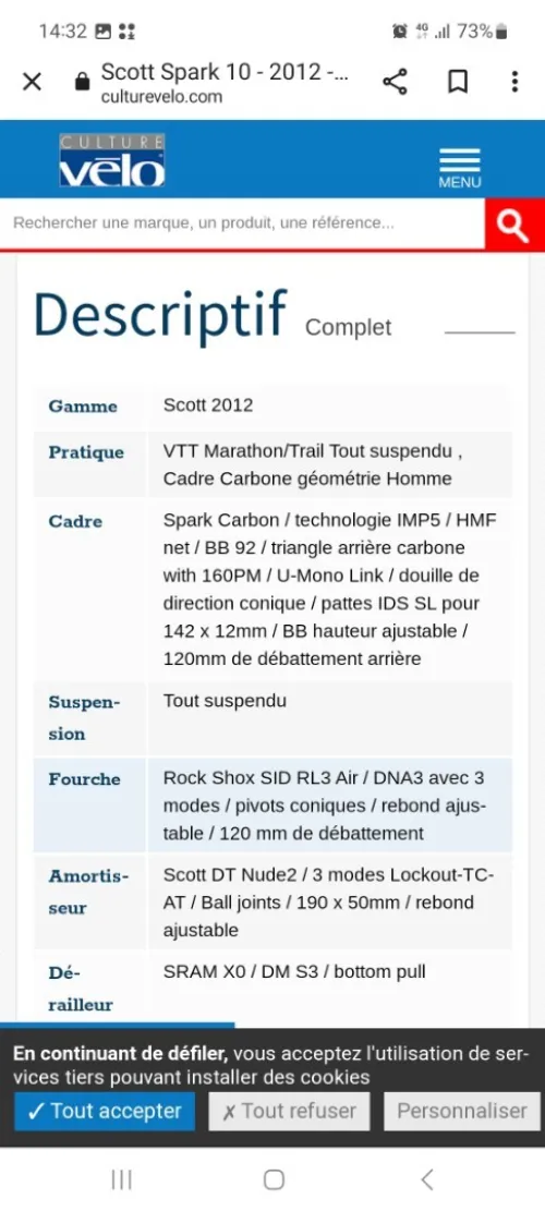 Vtt scott spark 10
