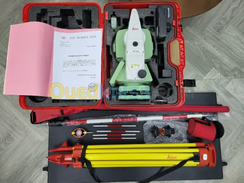 Leica TCRP1205 Robotic avec Etalonnage et acc neuf Station total