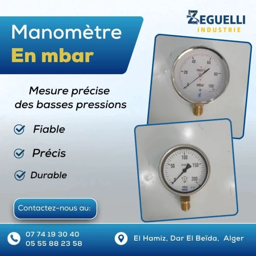 manomètre et thermomètre 
