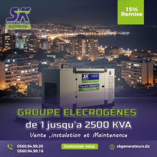BIG REMISE -15% groupes eléctrogénes