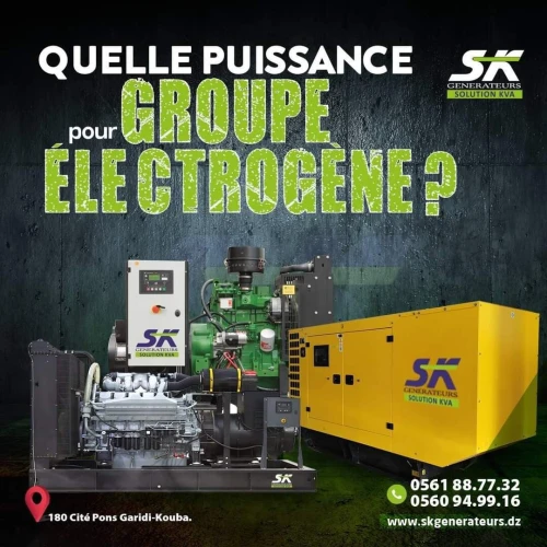 Big promo Groupe eléctrogéne motorisation europeene