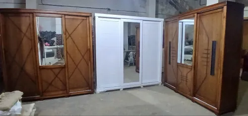 تخفيضات  و عروض خاصة سرير كوفري عندو بلاكار و تخصو غرفة بدون خزانة او تابل دونوي تخفيضات  خشب احمر
