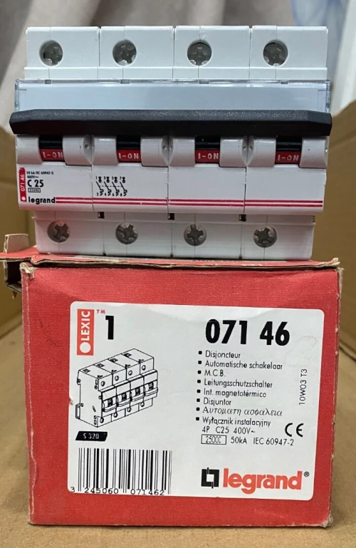Disjoncteur Legrand 4P 20A et 25A 50kA