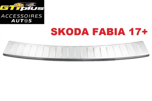 Seuil de pare-chocs arrière Matt Chromé pour Skoda Fabia 2017+
