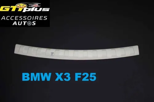 Seuil de pare-chocs arrière Matt chromé pour BMW X3 F25 (2010-2017)