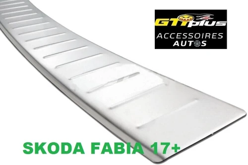Seuil de pare-chocs arrière Matt Chromé pour Skoda Fabia 2017+
