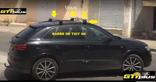 Barres de toit porte-bagages pour Audi Q3 8U 2013-2018