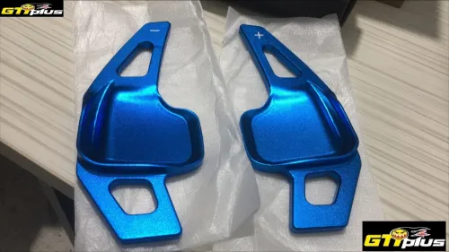 Palettes De Changement De Vitesse Au Volant F1 pour BMW Serie 4 F36 Bleu